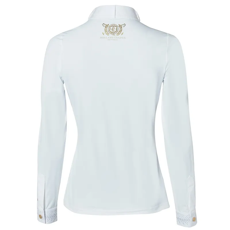Holland Cooper Gatcombe Ladies Show Shirt - White-2