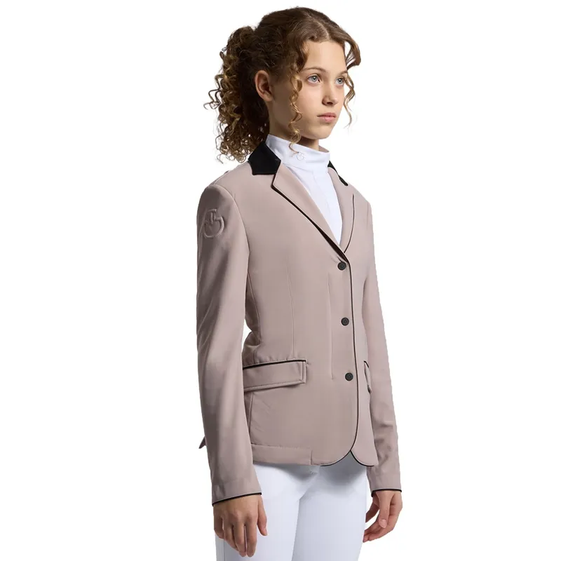 Cavalleria Toscana GP Zip Junior Girls Show Coat - Cipria