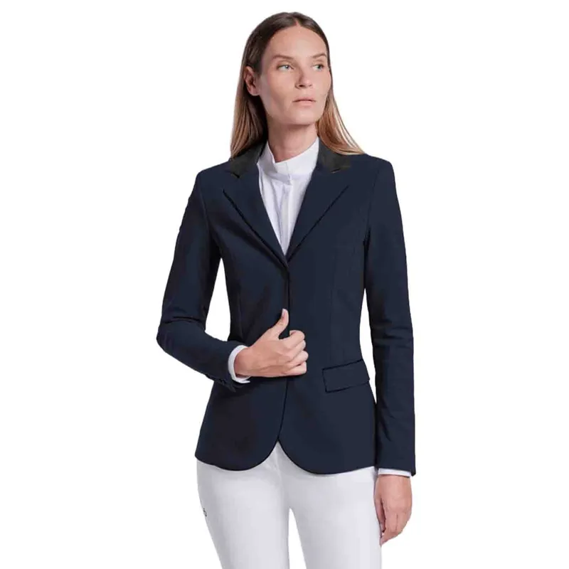 Cavalleria Toscana Competition Zip Women's Show Jacket - Navy