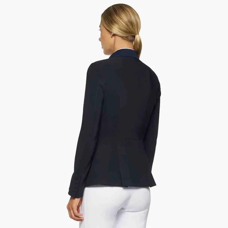 Cavalleria Toscana Competition Zip Women's Show Jacket - Navy-5