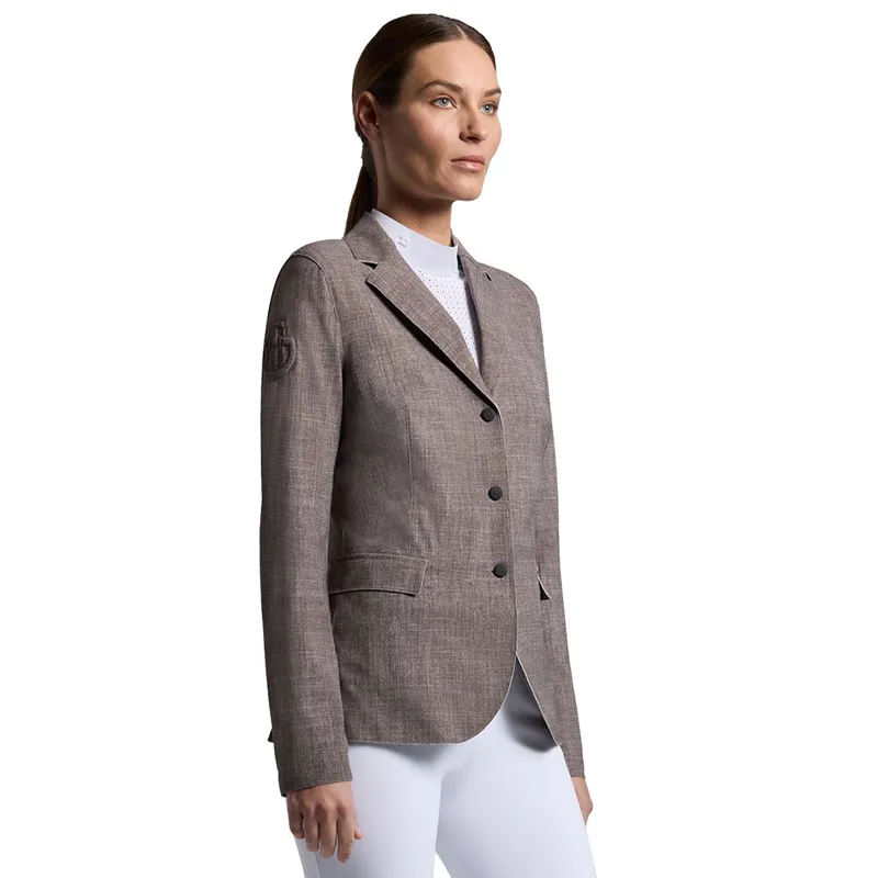 Cavalleria Toscana Raw Cut Women's Show Jacket - Print Tweed