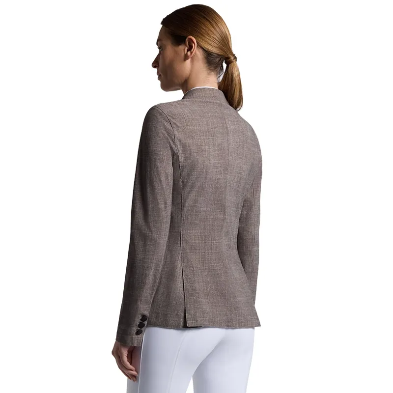 Cavalleria Toscana Raw Cut Women's Show Jacket - Print Tweed-1