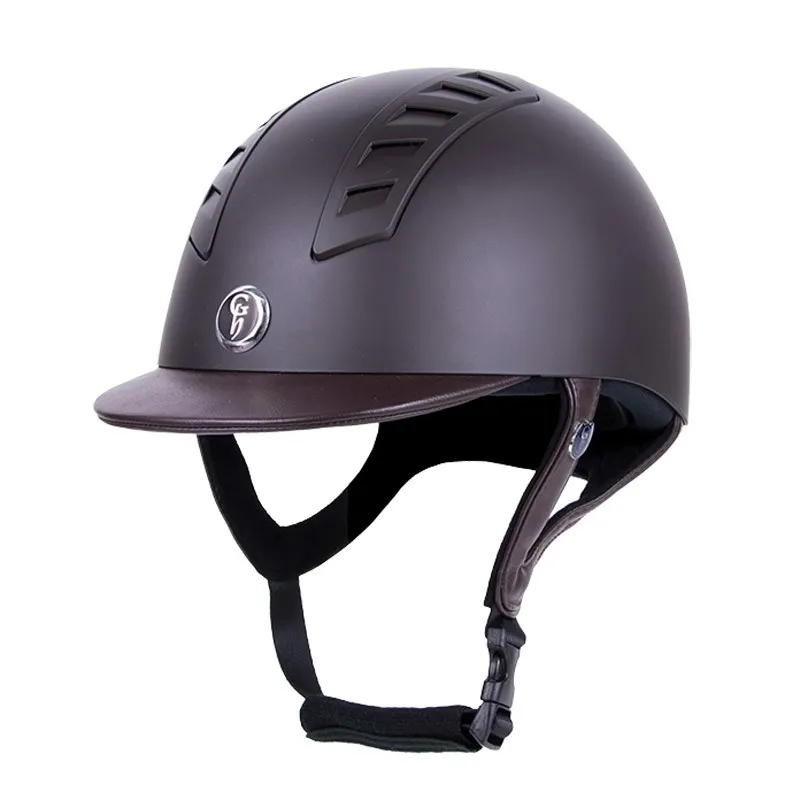 Gatehouse Chelsea Air Vent Pro Riding Helmet - Brown Matt-1