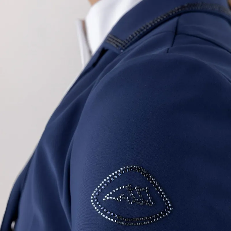 Equiline Giacca Junior Girls Show Jacket - Navy Peony-4