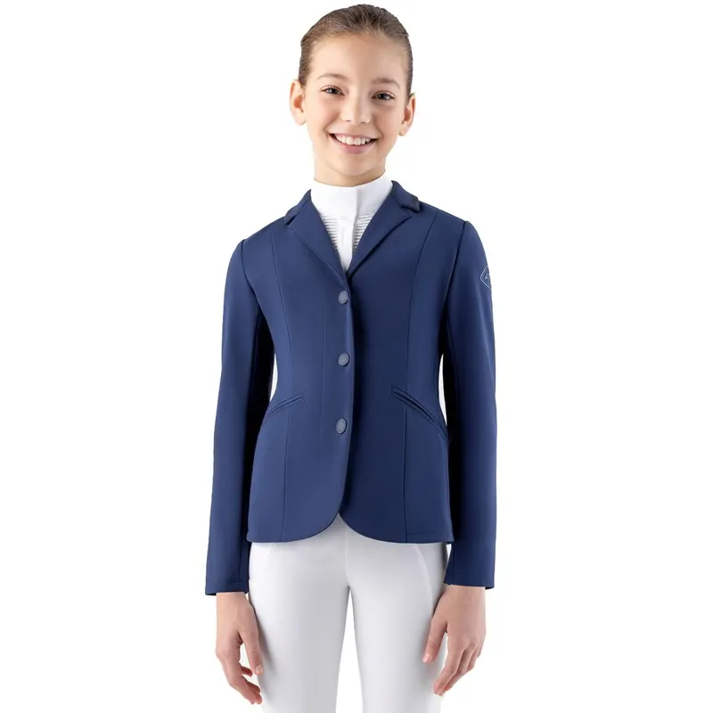 Equiline Giacca Junior Girls Show Jacket - Navy Peony