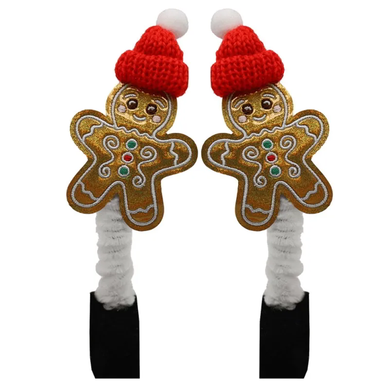 Equetech Christmas Bridle Boppers - Gingerbread Men