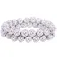 QHP Gloss Hair Scrunchie - White