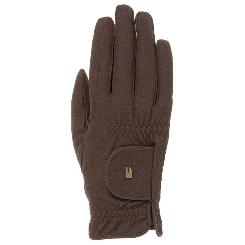 Roeckl Chester Roeck-Grip Children's Riding Gloves - Brown-1