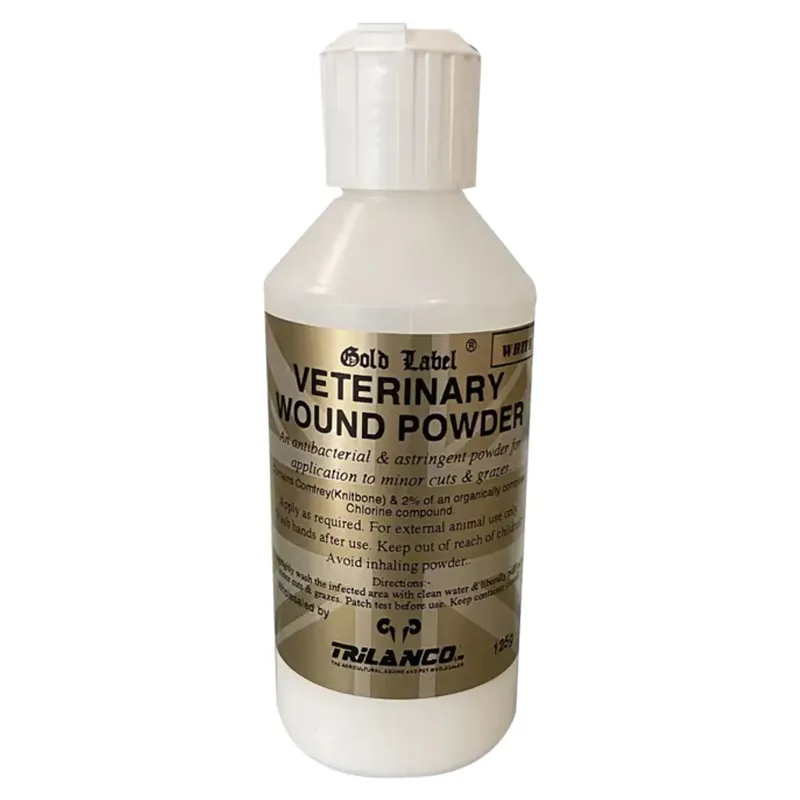 Gold Label Veterinary Wound Powder - White