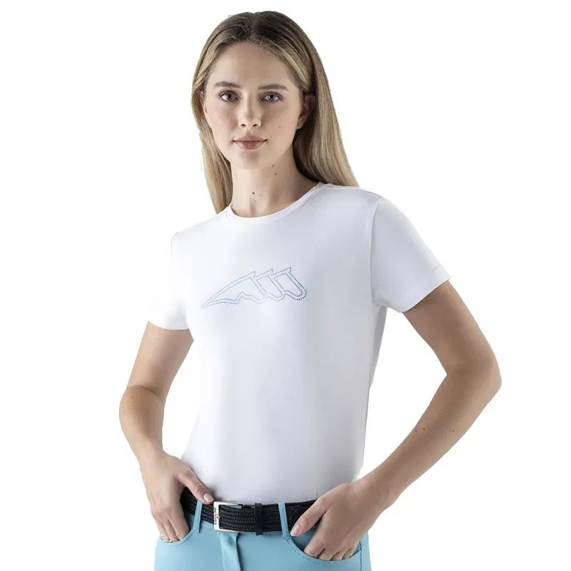 Equiline Gosbig Short Sleeve Ladies Tee - White