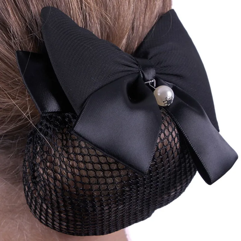 QHP Grace Hair Bow - Black-1