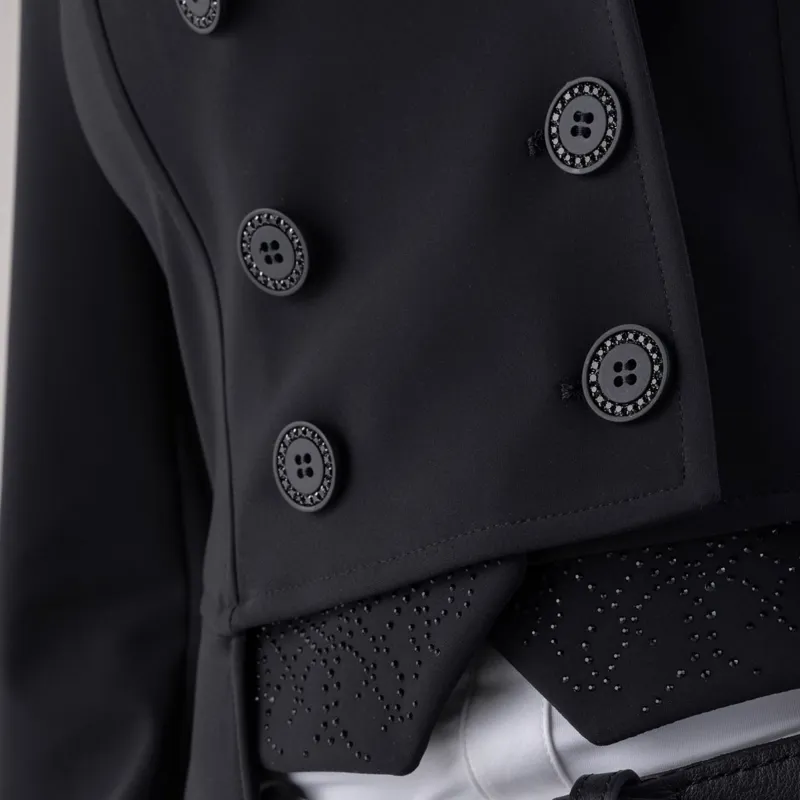 Equiline Graco Women's Competition Tail Coat - Black-6