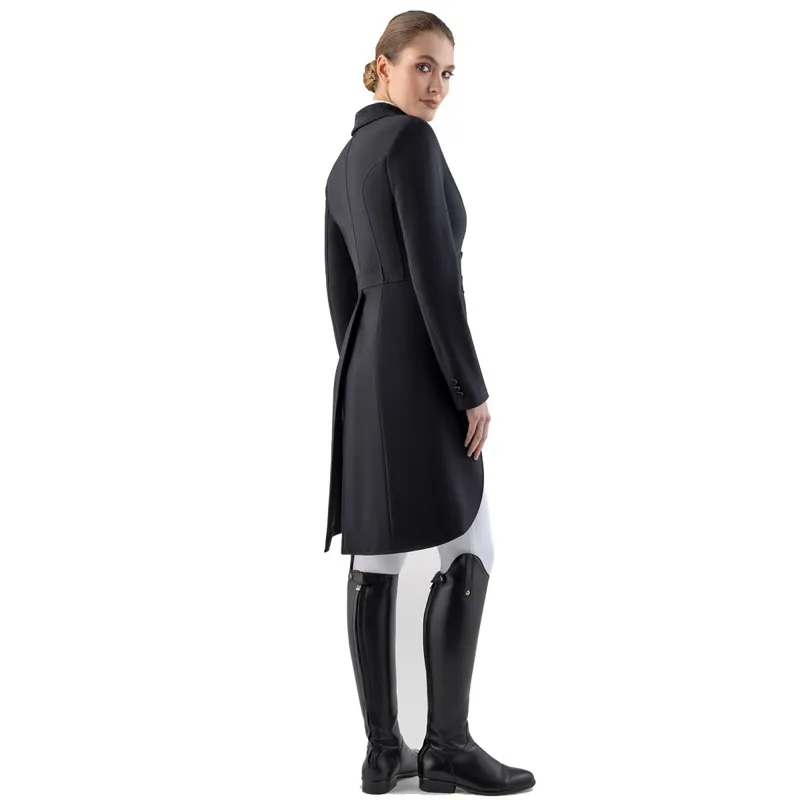 Equiline Graco Women's Competition Tail Coat - Black-4