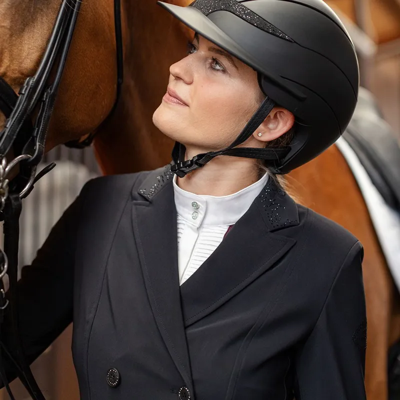 Equiline Graco Women's Competition Tail Coat - Black-8