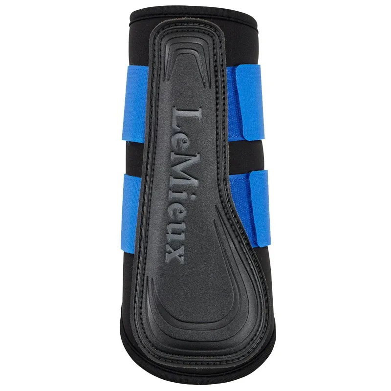 LeMieux Grafter Brushing Boots - Benetton Blue-2