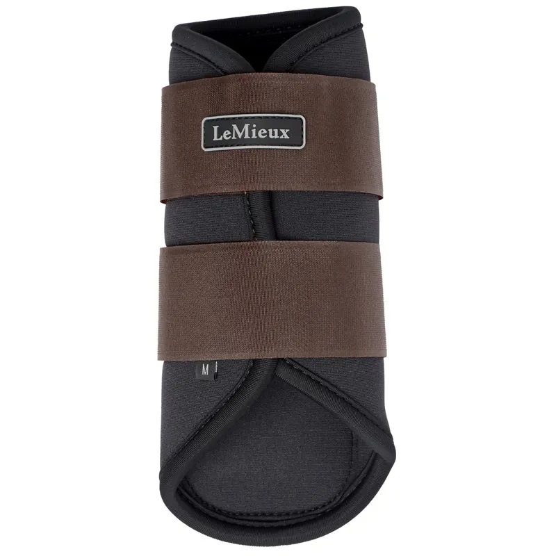 LeMieux Grafter Brushing Boots - Brown-1