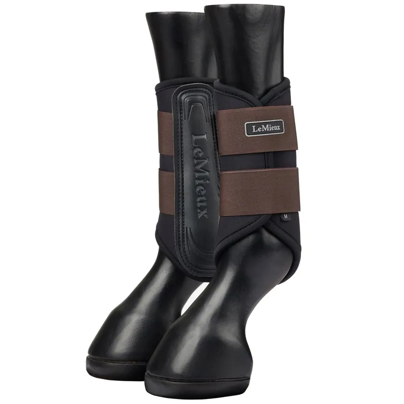 LeMieux Grafter Brushing Boots - Brown
