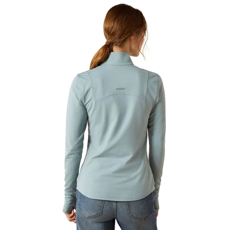 Ariat Gridwork 2.0 1/4 Zip Women's Base Layer - Lead-2