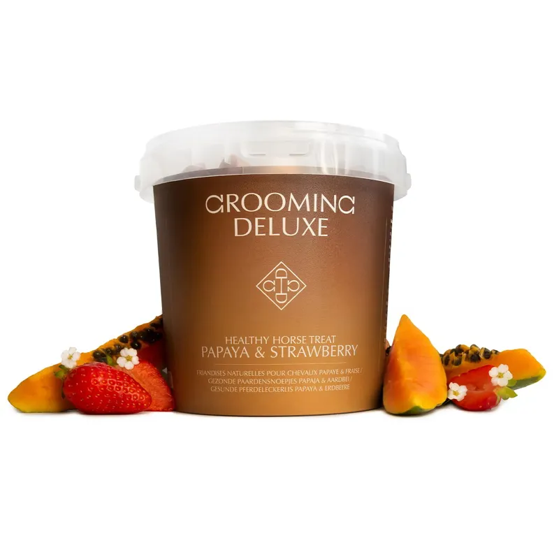 Grooming Deluxe Healthy Horse Treats - Papaya and Strawberry
