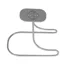 Grooming Deluxe Helmet Holder - Silver