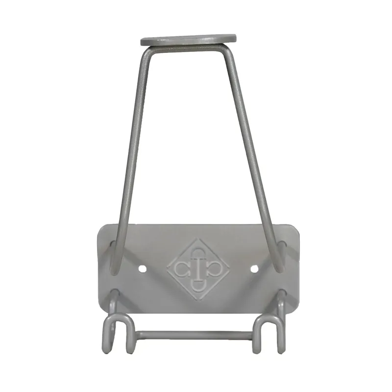 Kentucky Grooming Deluxe Hat Holder with Hooks - Silver