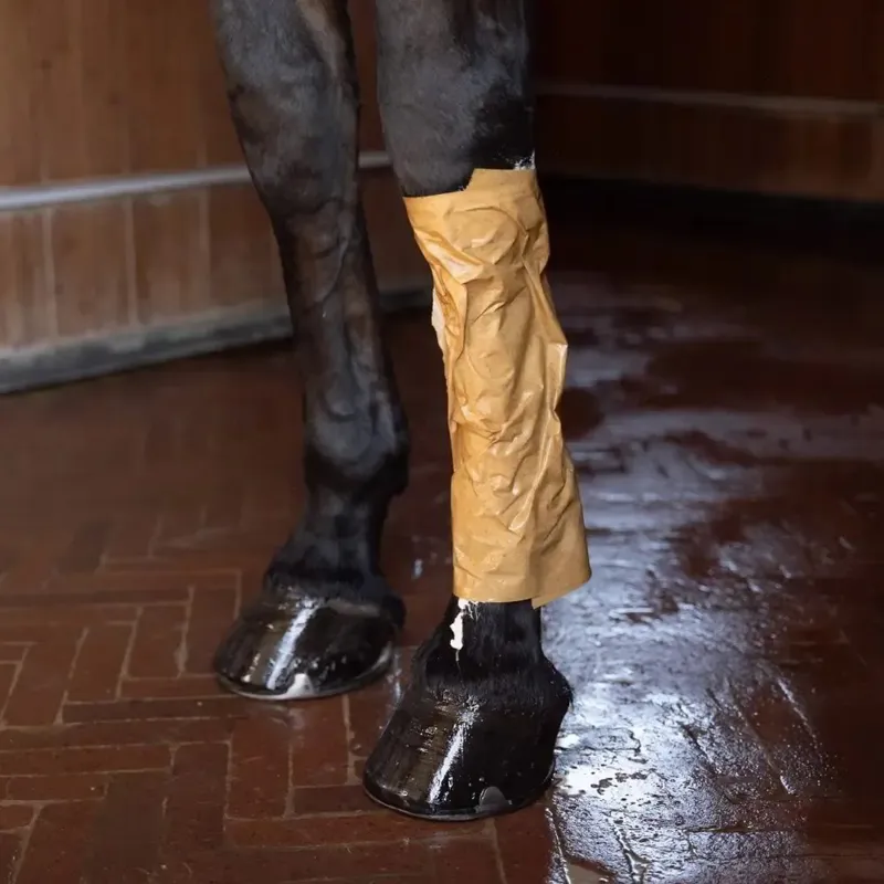 Grooming Deluxe Horse Leg Cooling Clay Paper Roll