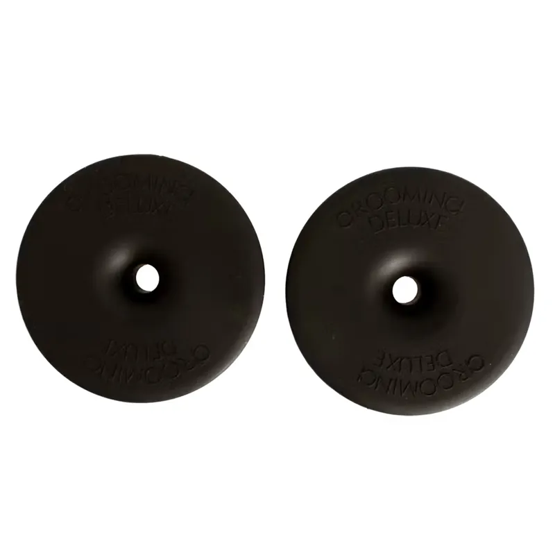 Grooming Deluxe Silicone Bit Guards 2 Pair - Black