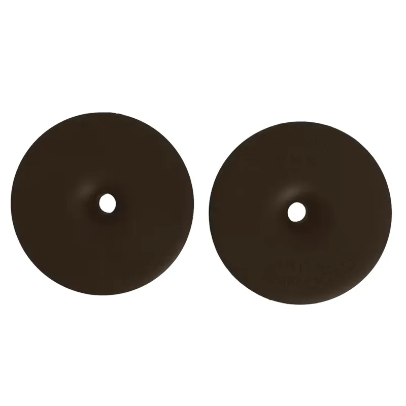 Grooming Deluxe Silicone Bit Rings 2 Pair - Brown