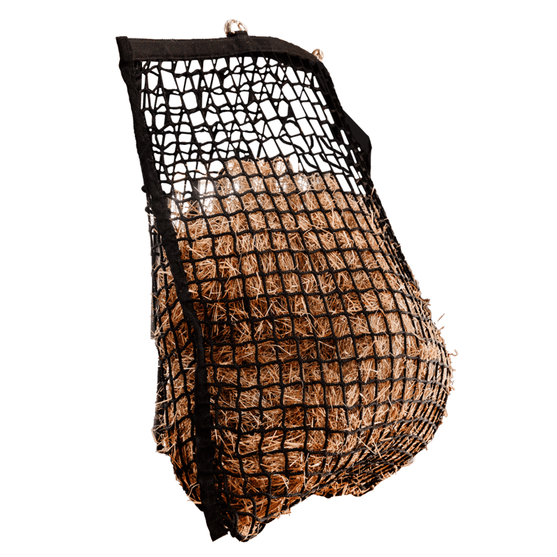 Grooming Deluxe Square Easy Fill Hay Net - Black