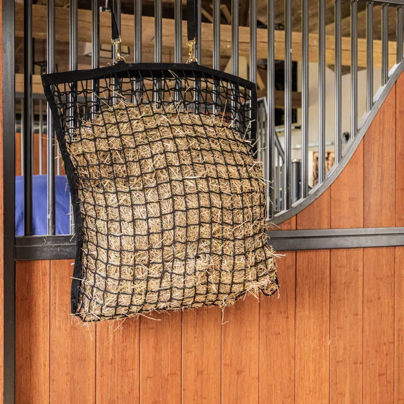 Grooming Deluxe Square Easy Fill Hay Net - Black-1