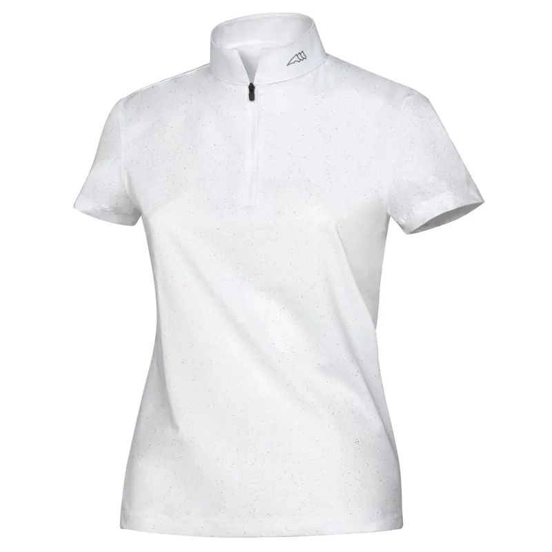 Equiline Gliteg Short Sleeve Women's Competition Shirt - White