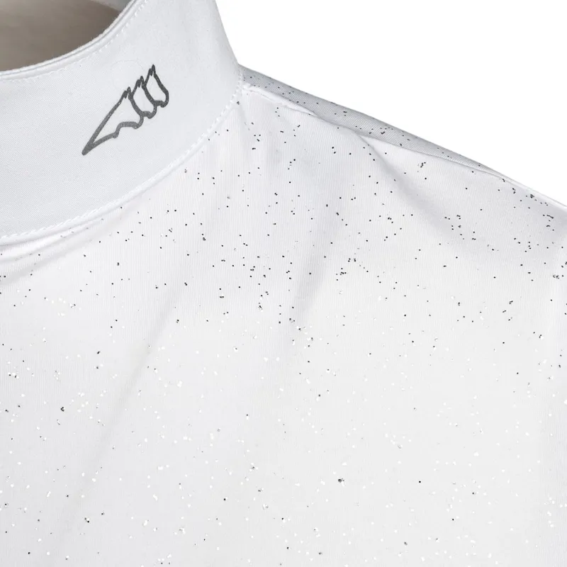 Equiline Gliteg Short Sleeve Women's Competition Shirt - White-1