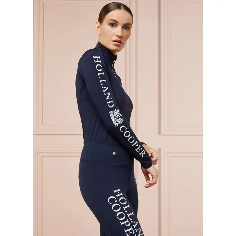 Holland Cooper Long Sleeve Women's Base Layer - Ink Navy-5