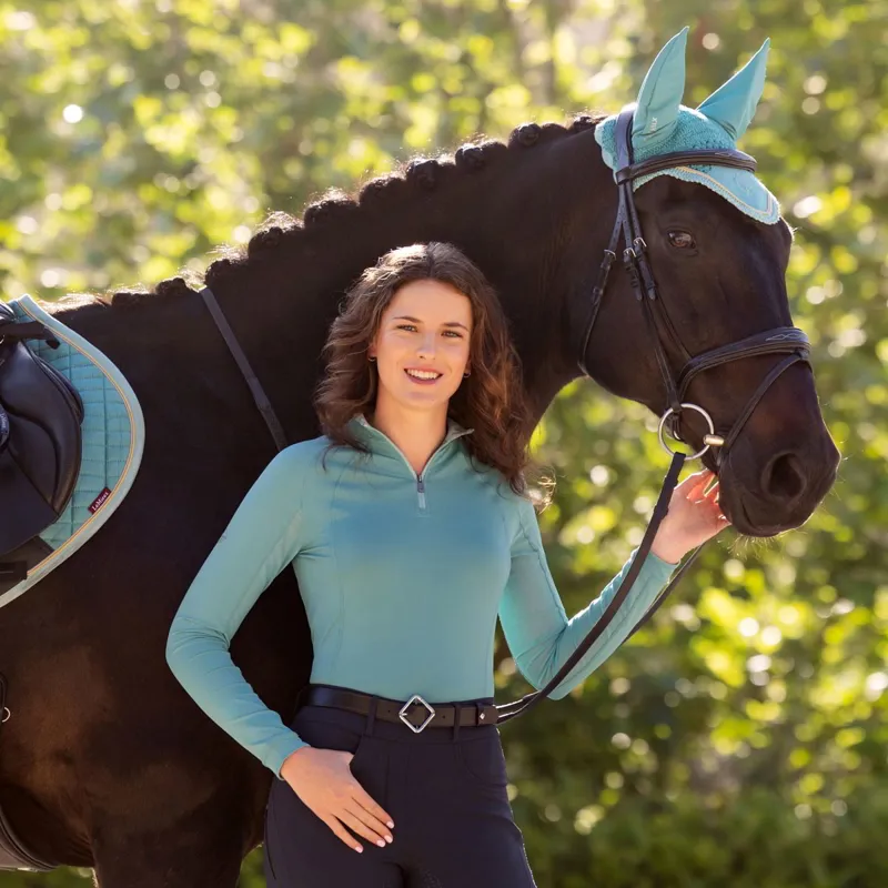 LeMieux Halle Ladies Lightweight Base Layer - Lagoon-3