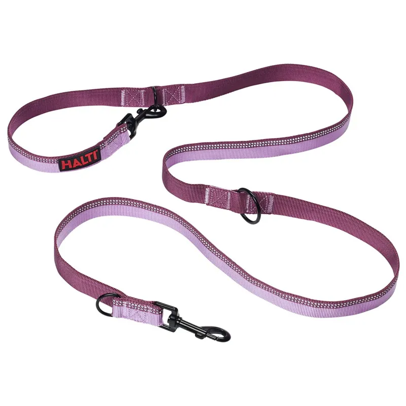 Halti Double Ended Dog Leash - Purple