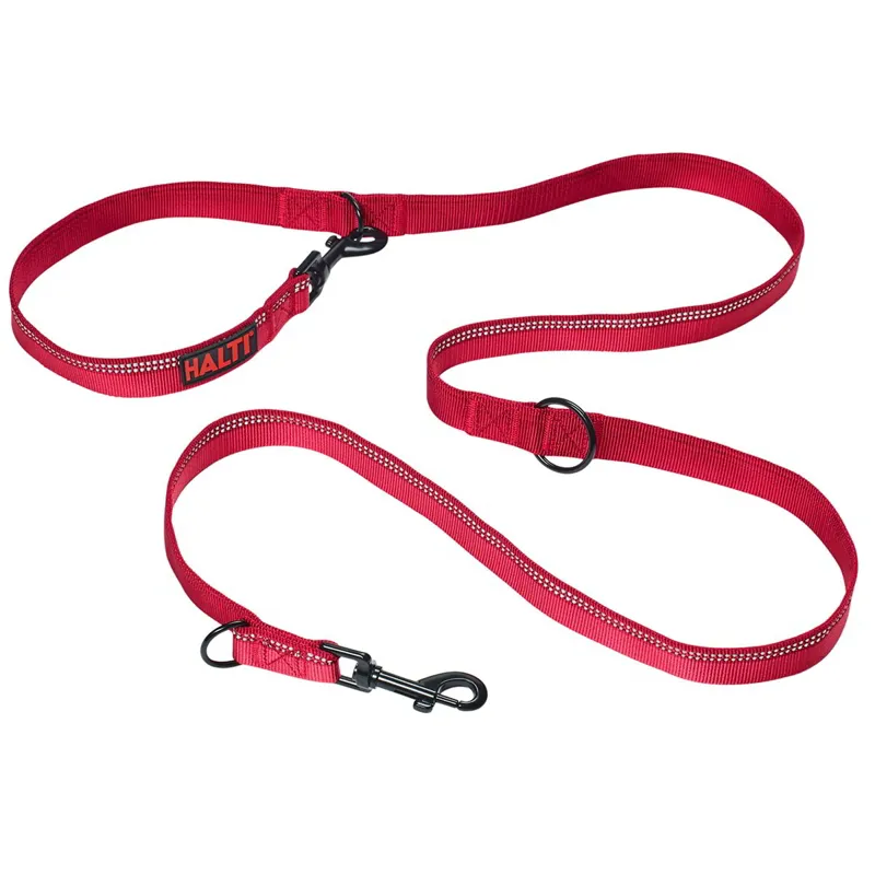 Halti Double Ended Dog Leash - Red