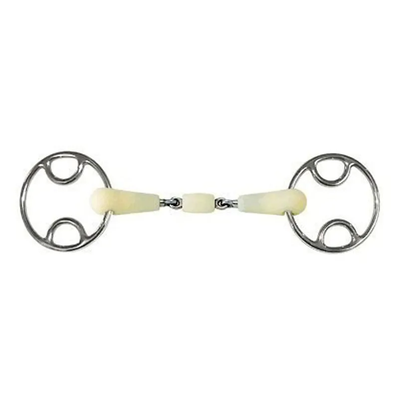 Happy Mouth Double Jointed Loose Ring Bit