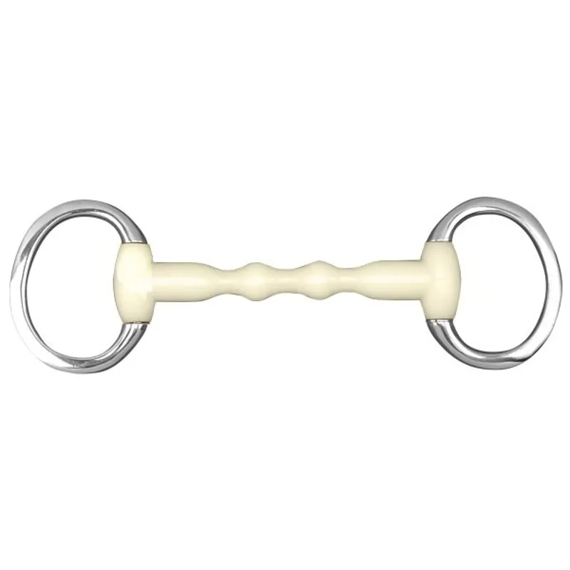 Happy Mouth HB2217 Straight Bar Eggbutt Bradoon Bit
