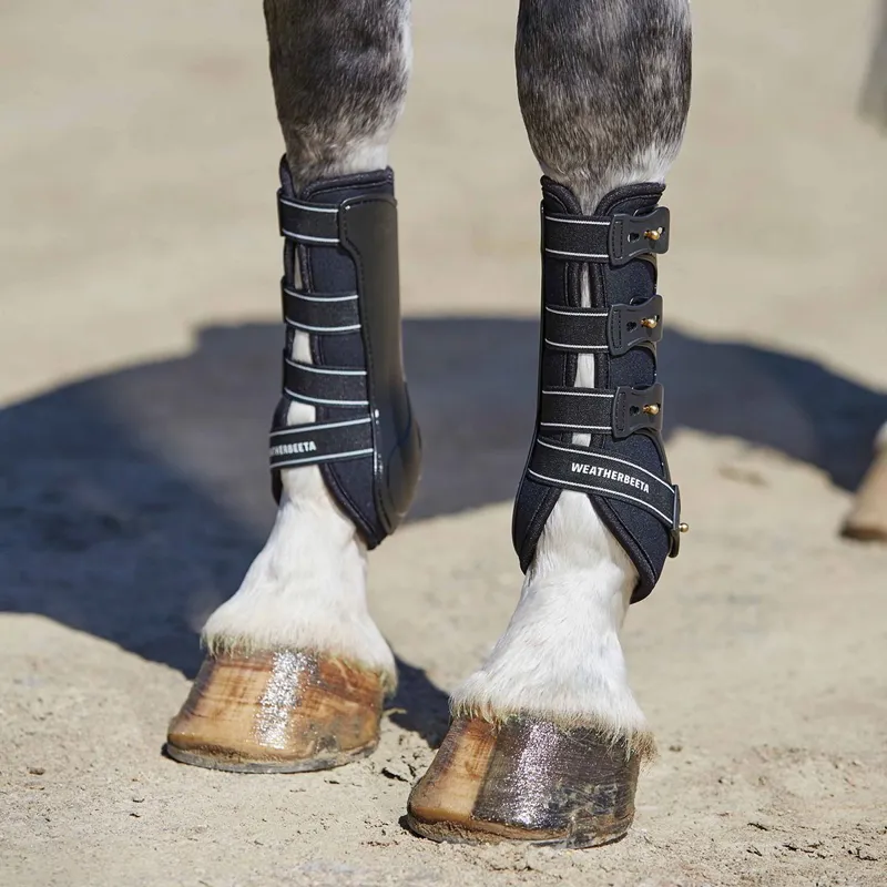 WeatherBeeta Tough-Tec Hard Shell Dressage Boots - Black-9