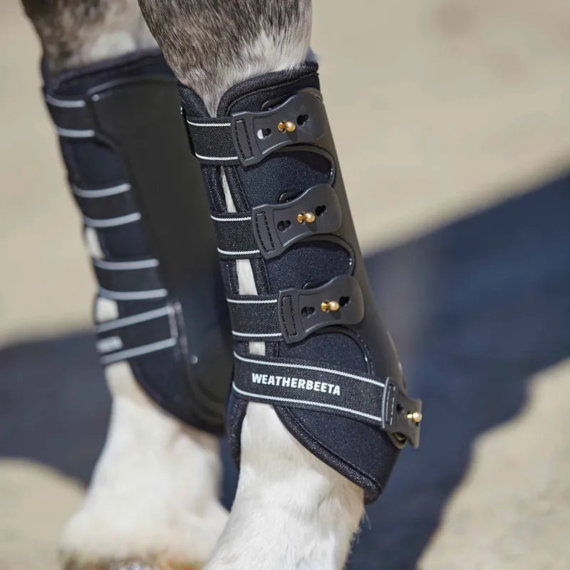 WeatherBeeta Tough-Tec Hard Shell Dressage Boots - Black-8