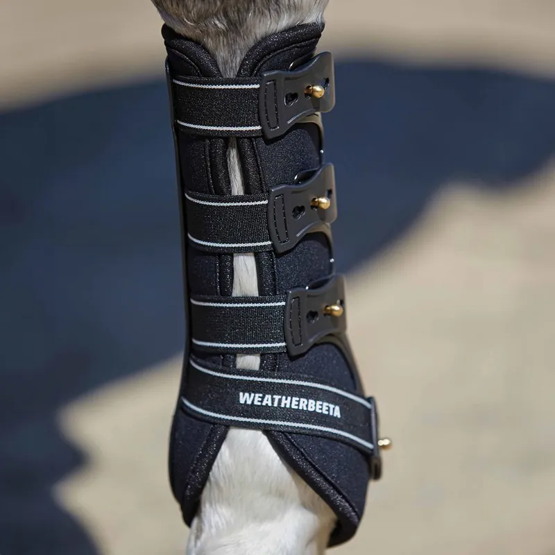 WeatherBeeta Tough-Tec Hard Shell Dressage Boots - Black-6