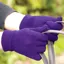 Harlequin Magic Adult Riding Gloves - Purple
