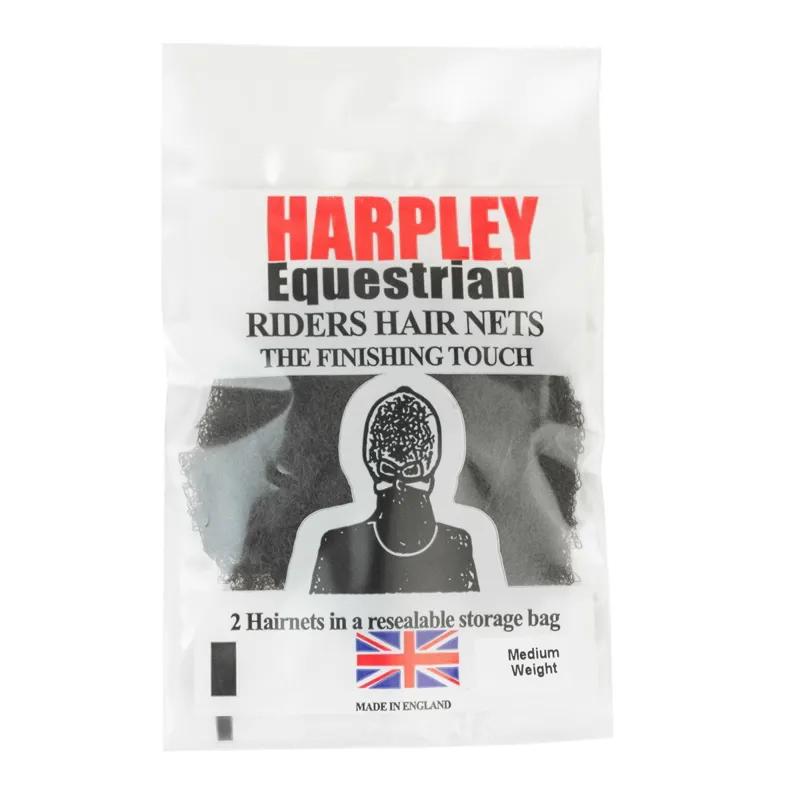 Harpley Equestrian Hairnet 2 Pack - Dark Brown-1
