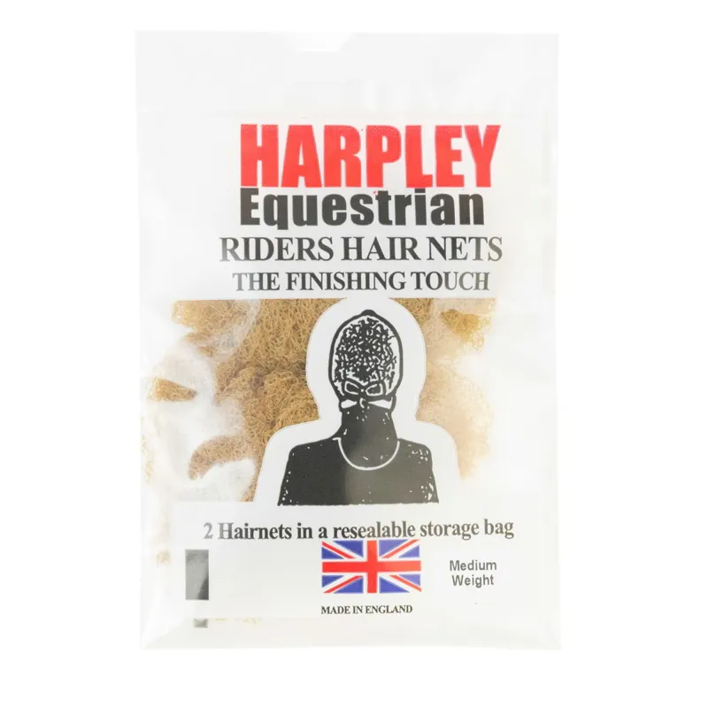 Harpley Equestrian Hairnet 2 Pack - Light Brown-1