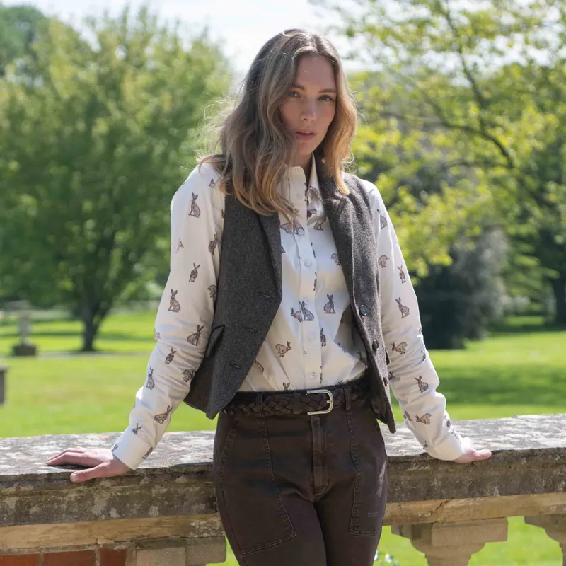 Toggi Harrow Ladies Vest - Russet Tweed-7