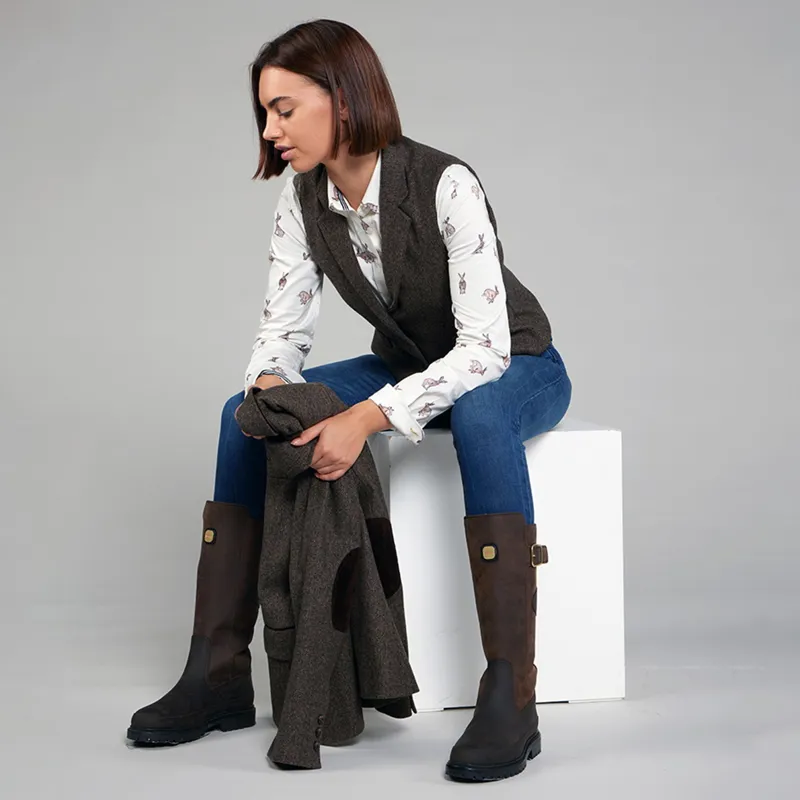 Toggi Harrow Ladies Vest - Russet Tweed-6
