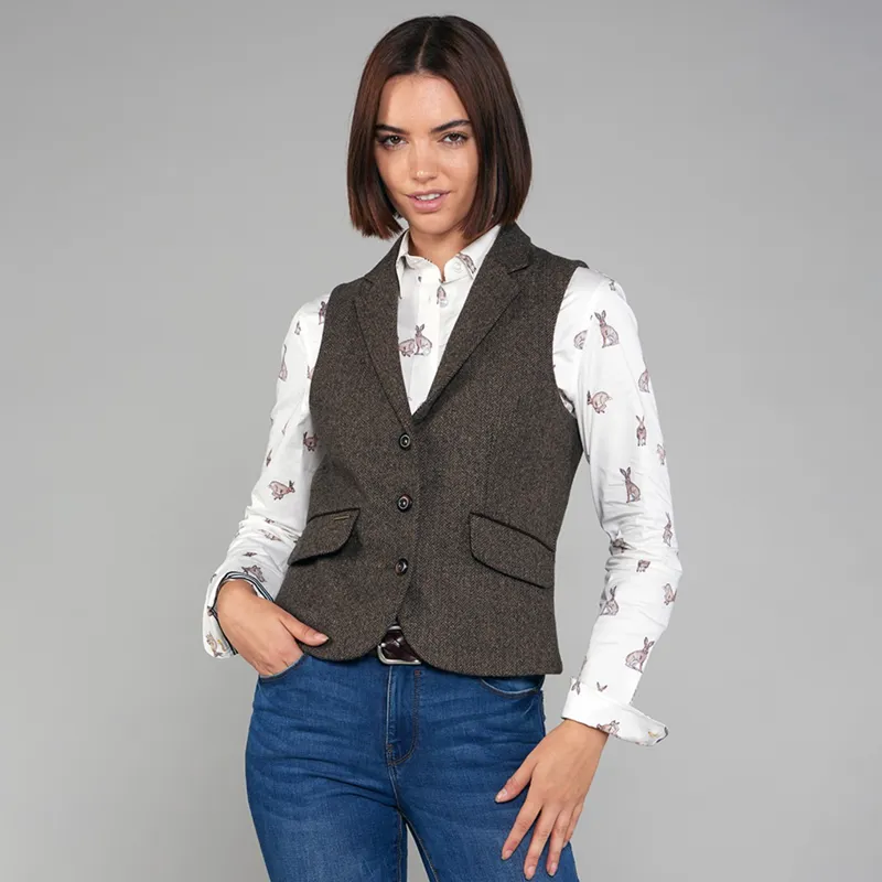 Toggi Harrow Ladies Vest - Russet Tweed