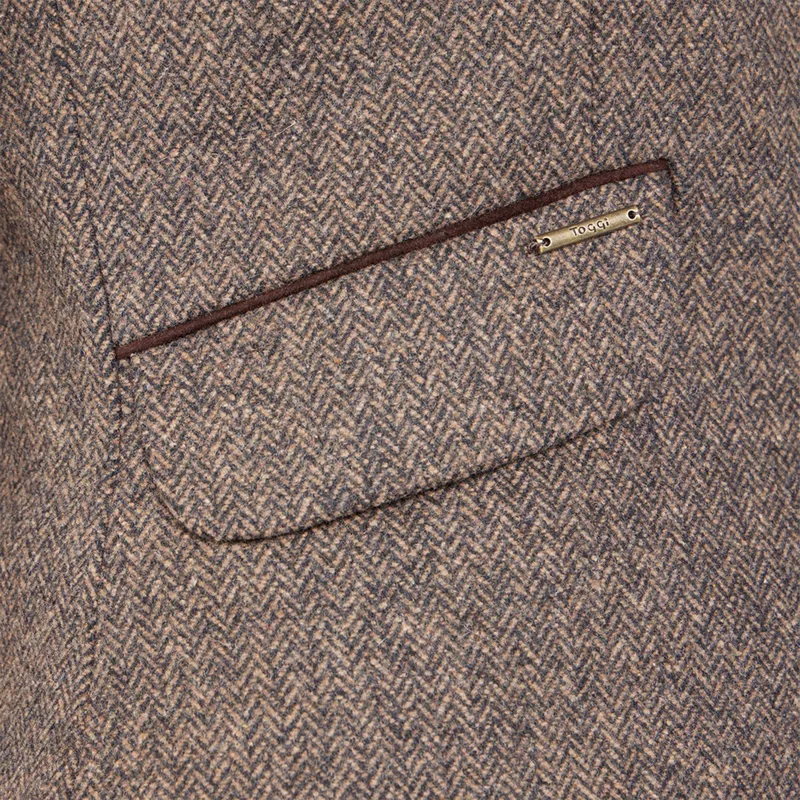 Toggi Harrow Ladies Vest - Russet Tweed-11