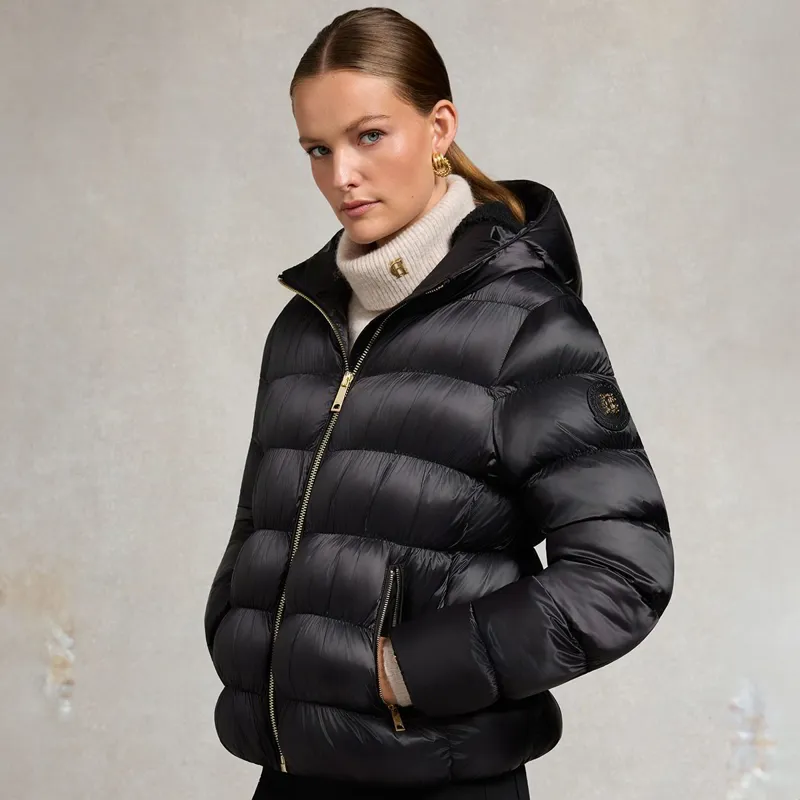 Holland Cooper Harrow Padded Women's Jacket - Deep Black-1