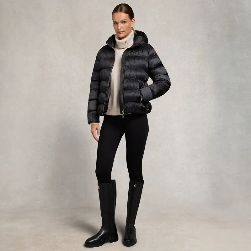Holland Cooper Harrow Padded Women's Jacket - Deep Black-2
